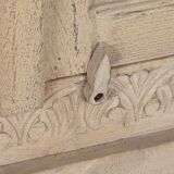 Armoire mangue 125x43x214 sculpture naturel