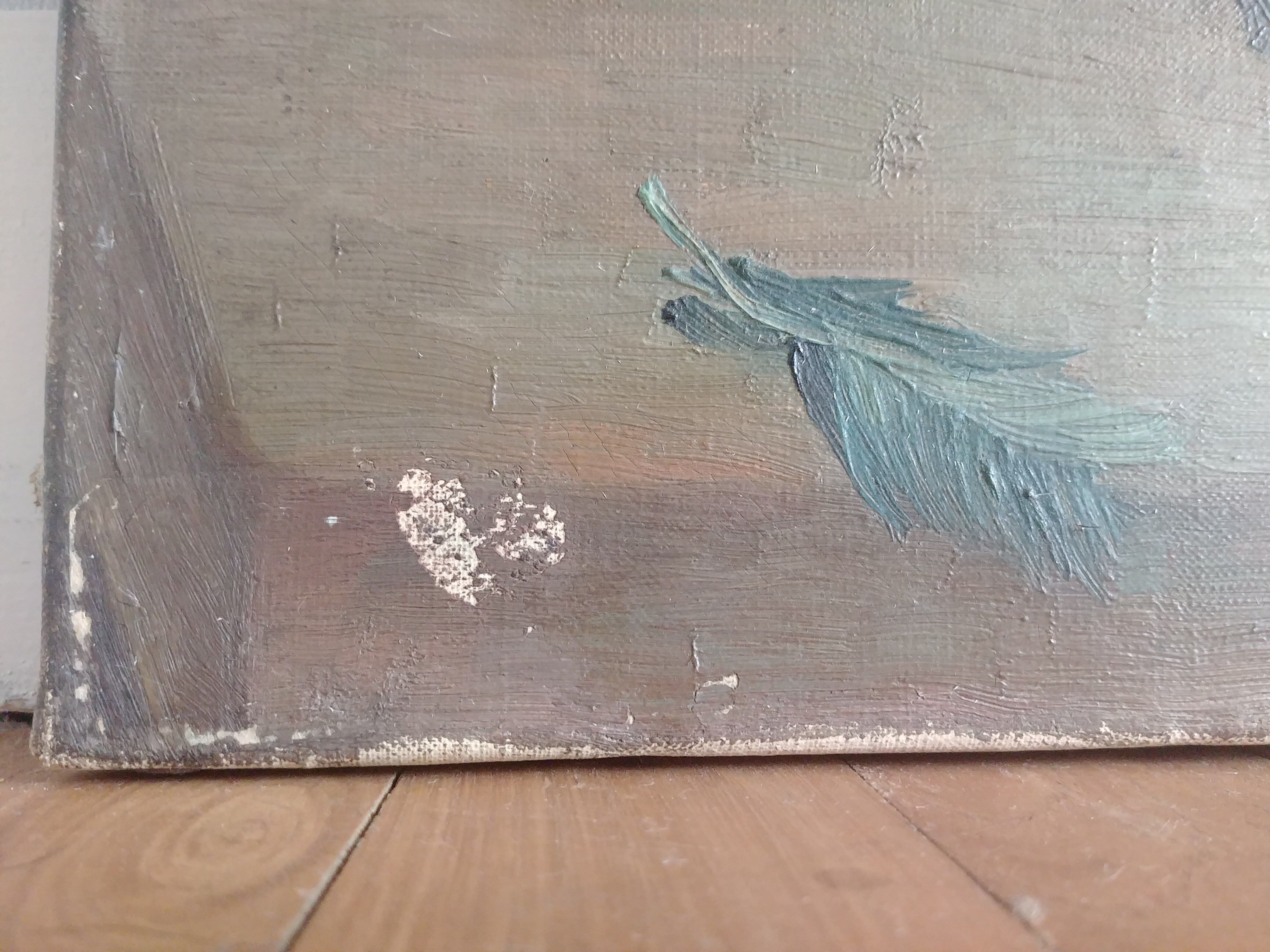 Ancient flower painting