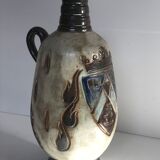 Vase en grès signé Guérin