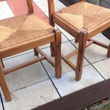 Pair of mulched / vintage chairs 60s-70s