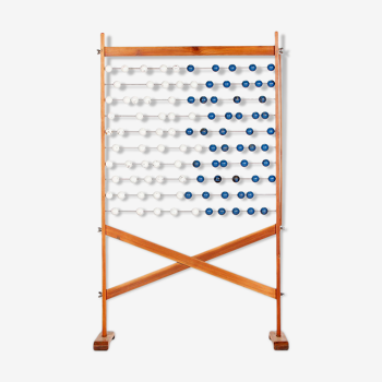 Czech vintage school abacus, 1950