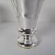 Set of six Amalgam Glass Goblets, Biedermeier, Peasant Silver, Circa 1860's.