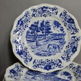 Derby Sarregemines 52-Piece Dinnerware Set, Deep Blue