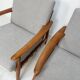 1960s vintage Danish mid-century teak armchair