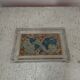 Ashtray Air France old glass planisphere