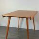 Extendable table in Beech Frantisek Jiràk by Tatra, Vintage Czechoslovak 1950s