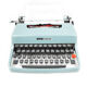 Olivetti Lettera 32 blue pastel Qwerty English