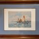 Old painting, Marine, signed and dated 1900
