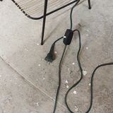 Vintage rope floor lamp magazine door