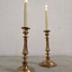 Pair of bronze candlesticks, France late 19th century.