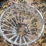 Old crystal salad bowl