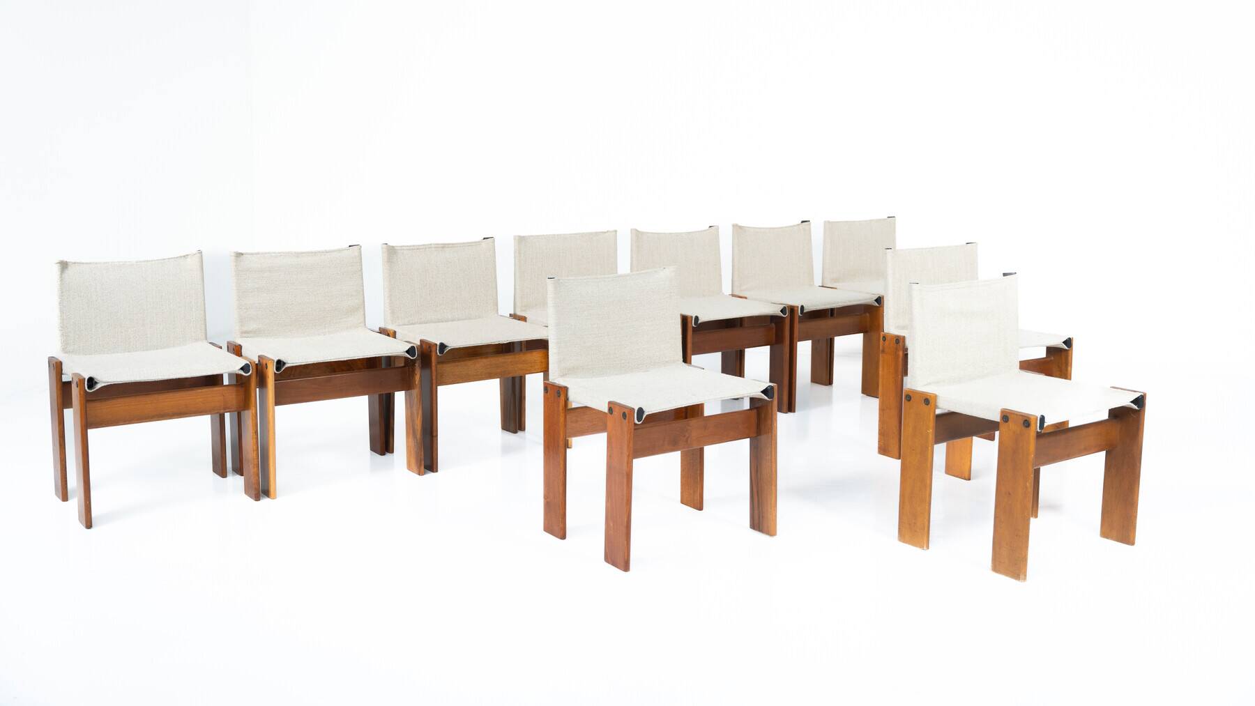 Monk Chair by Afra and Tobia Scarpa for Molteni, 1970 - Sold individually
