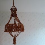 Vintage suspension in macramé