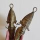 Duo de masques africains bronze