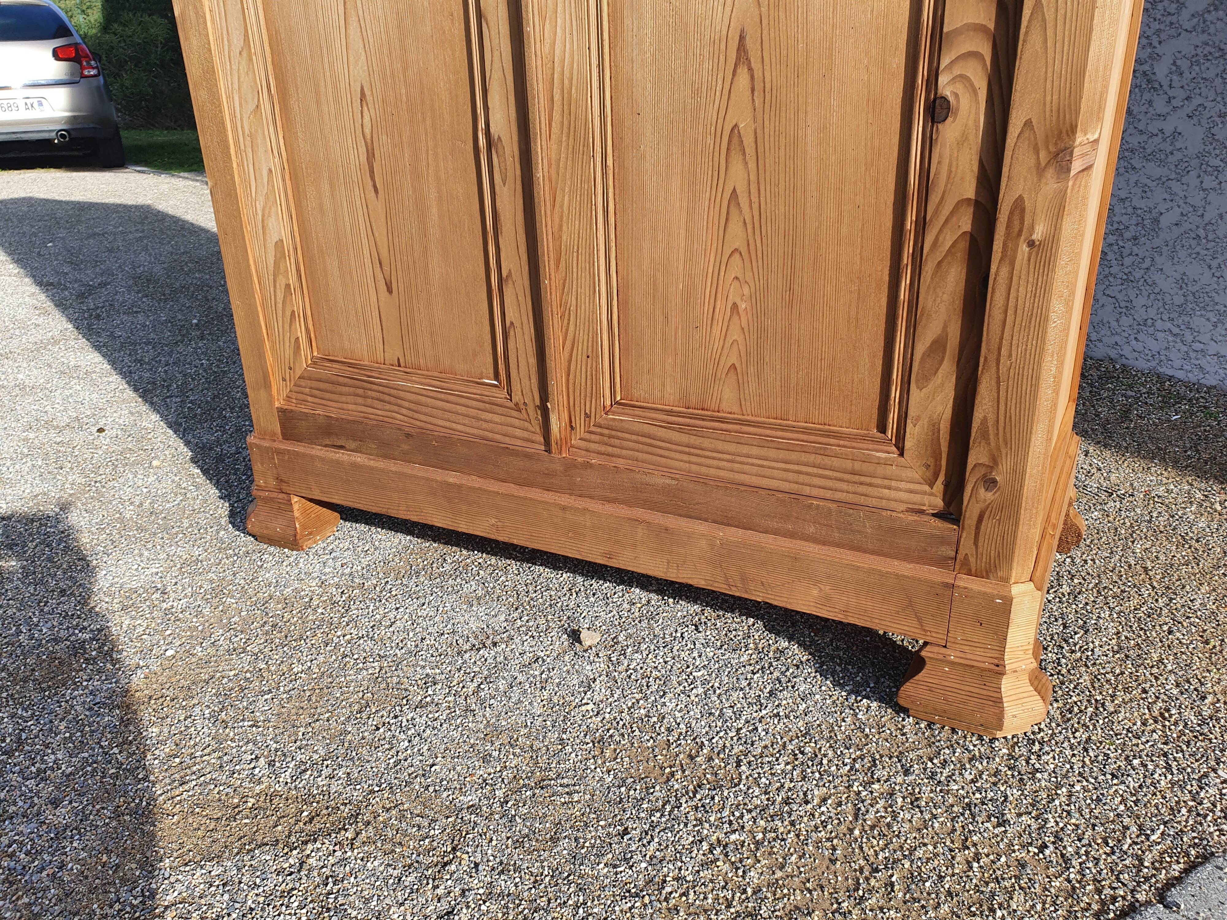 Old Parisian cabinet raw fir 1900