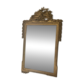 Miroir ancien en bois sculpté