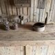 Ancien comptoir en pin massif