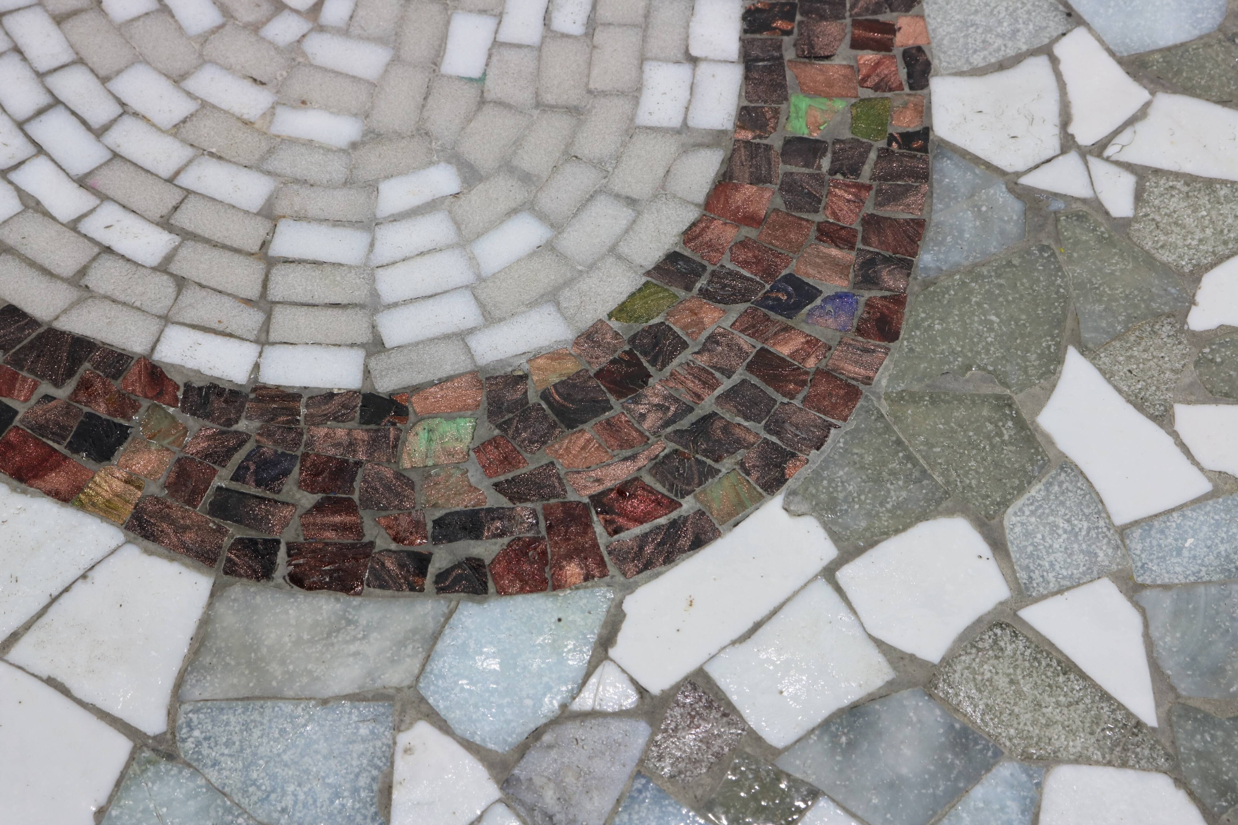 Sixties mosaic coffee table by Berthold Müller