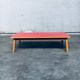 Mid-Century Red Coffee Table, Belgium, 1950s