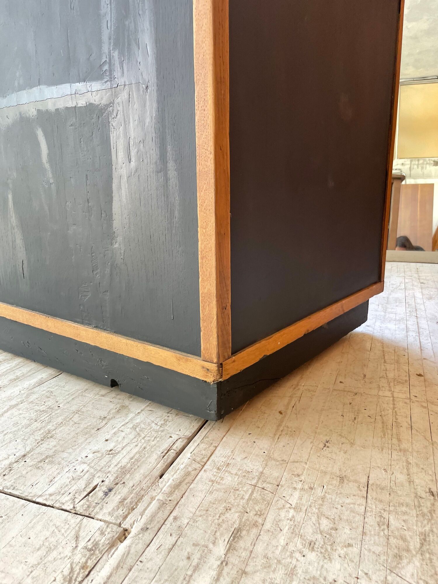 Two-sided counter sliding doors oak XXL 4m enfilade