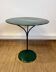 Old metal bistro table – Ruffier Grenoble – enamel paint