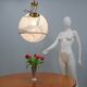 Lino Tagliapietra hanging lamp La Murrina 1970s