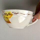 set of 5 coffee cups Badonviller 30-40s