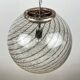Vintage swirling Murano glass pendant lamp La Murrina, Italy, 1970s
