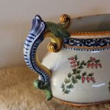 Large earthenware planter HR Quimper