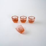 Set of shot glasses, art deco, 1930s, production: Italy