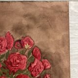 Watercolor with bouquet of roses