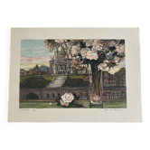 Numbered and signed lithograph by Michel Henry - Urban landscape - Paris