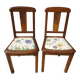 Art Deco chairs, French made by Robur, set of 2