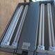 Vintage floor lamp grey metal
