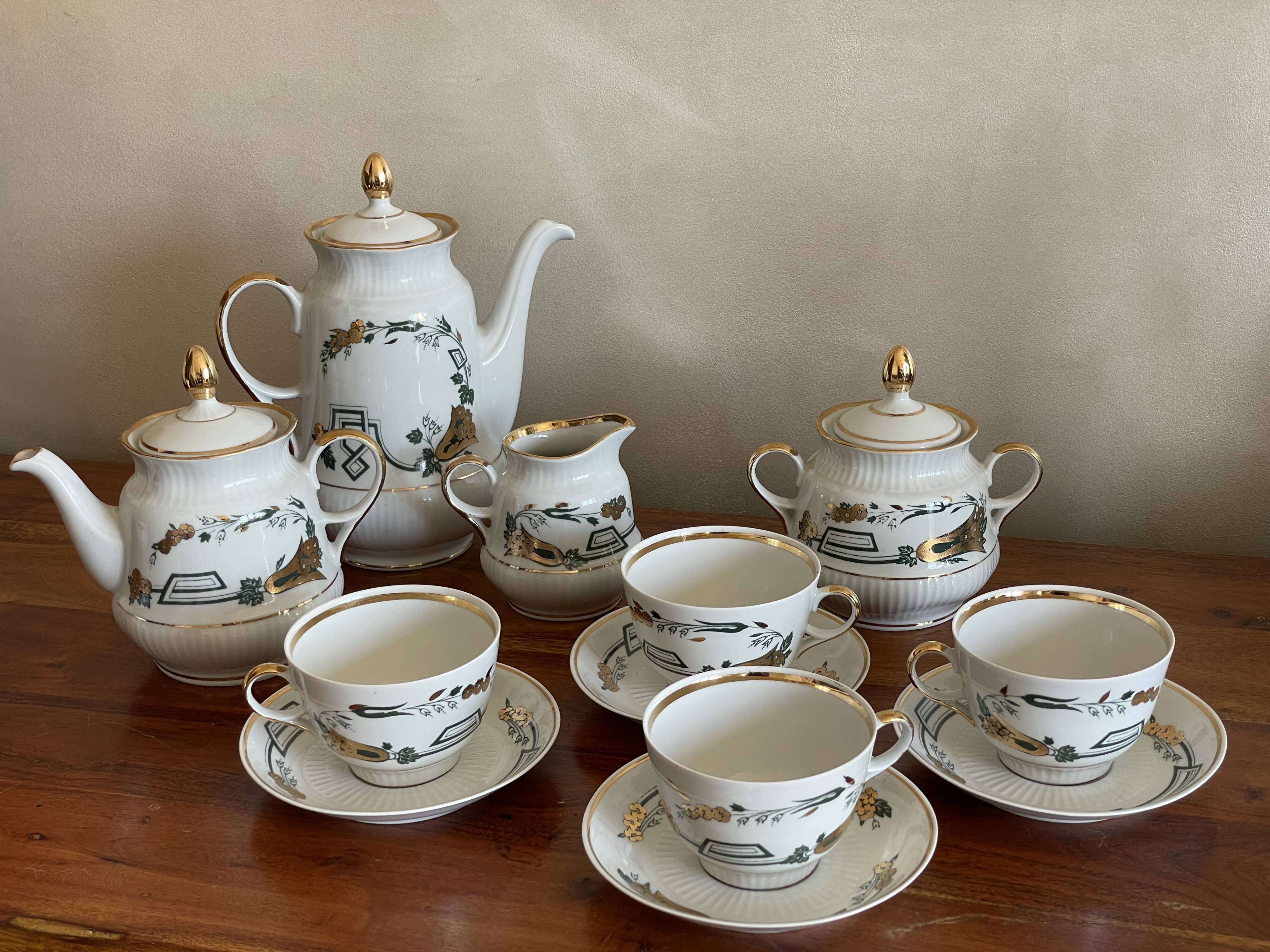 Riga fine porcelain coffee service