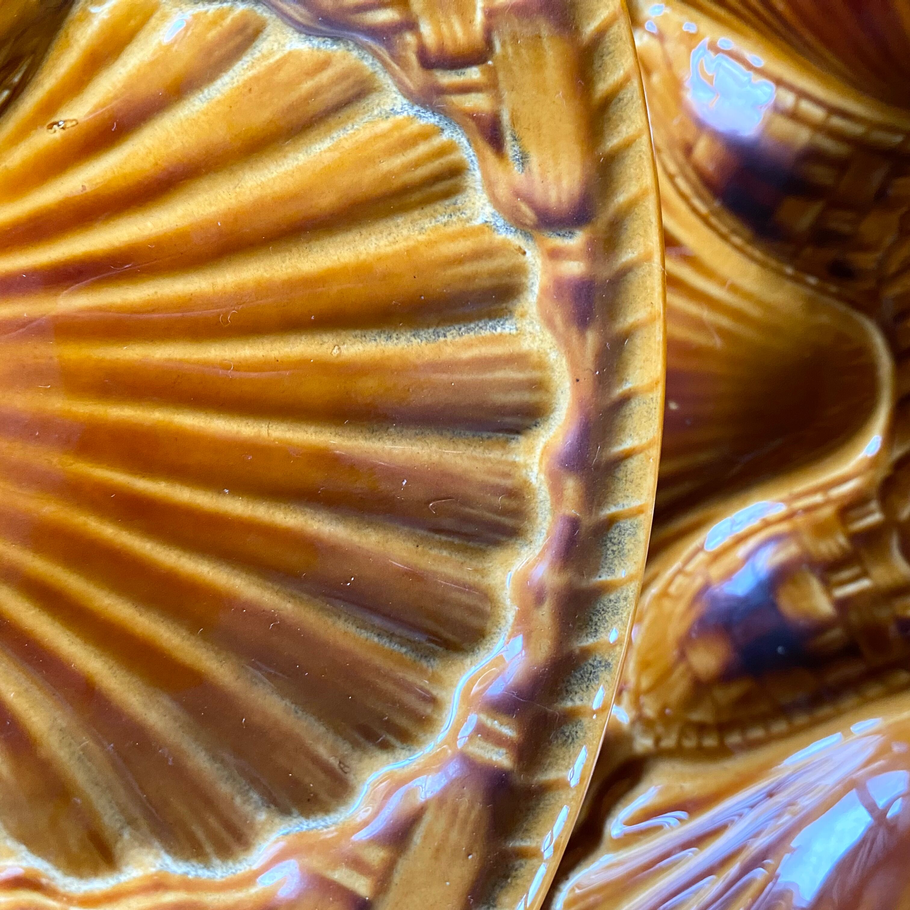 Vintage ceramic oyster plates x 12