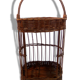 -Bar of rattan and wood-
