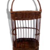 -Bar of rattan and wood-