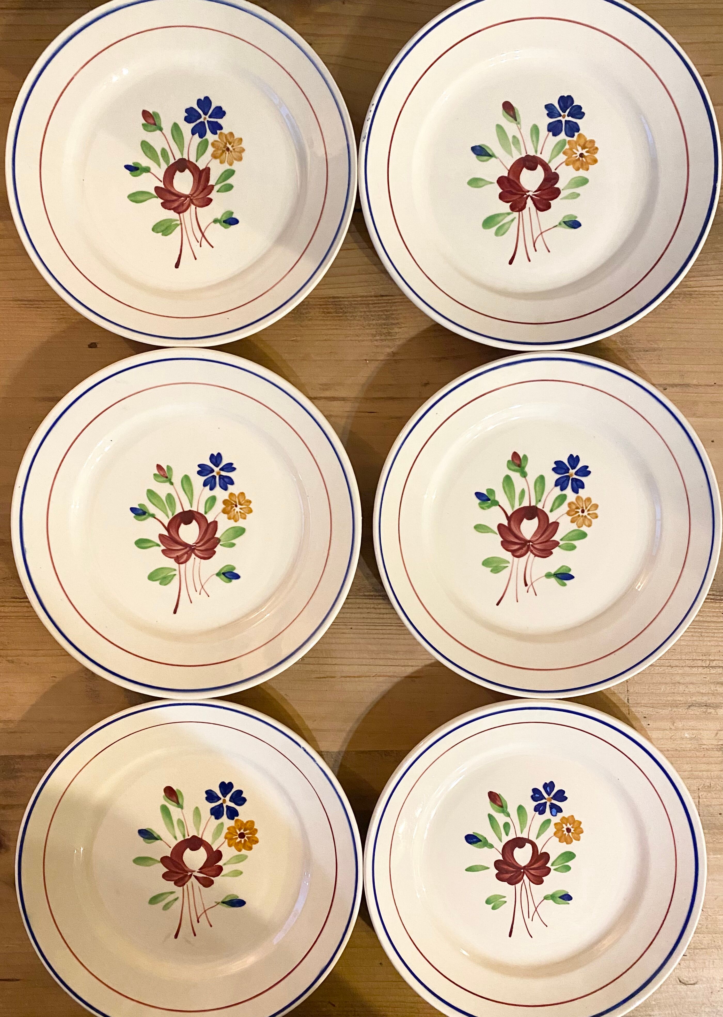 Luneville dessert plates