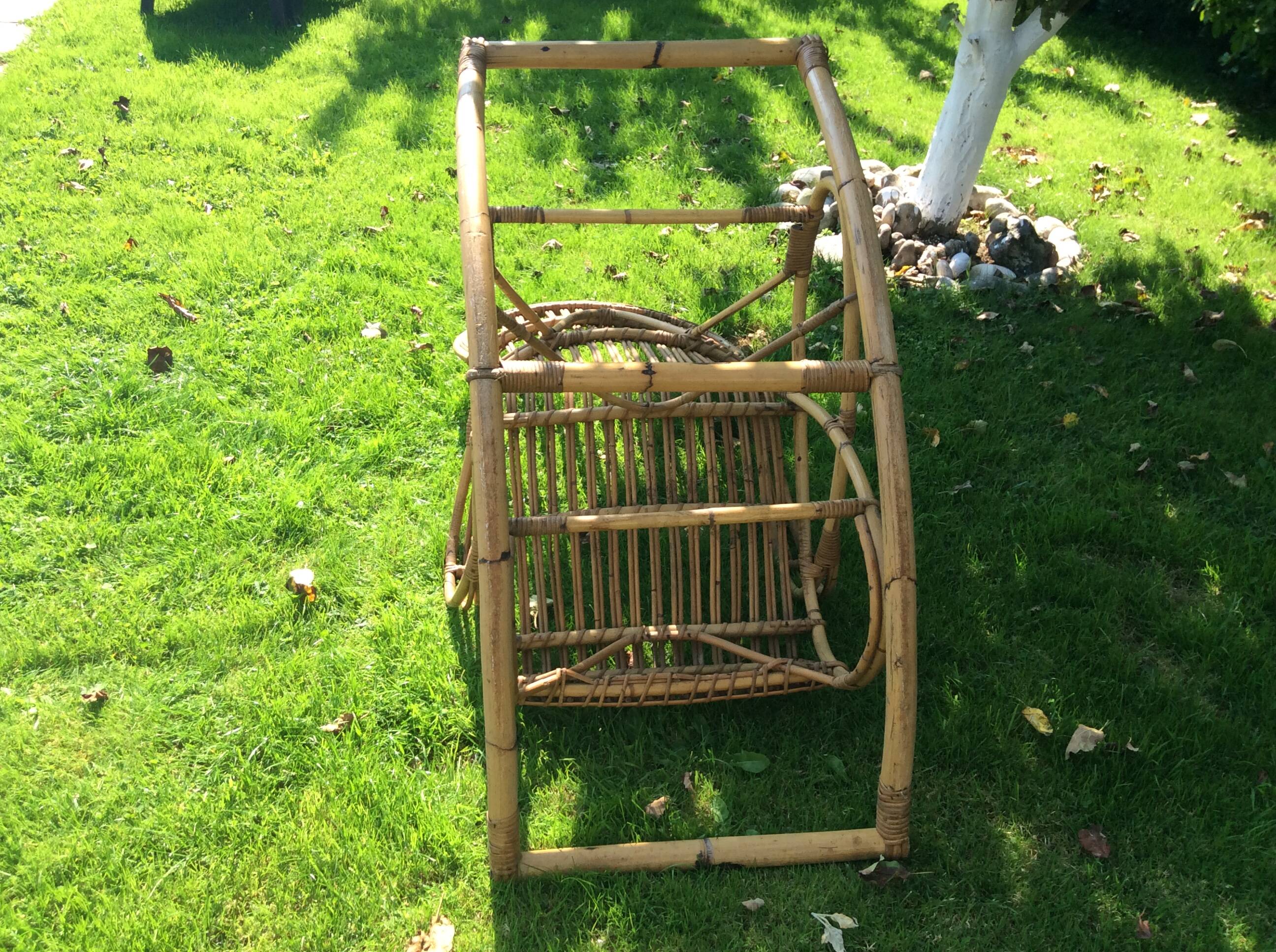 Rattan rocking chair