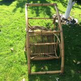Rocking-chair en rotin