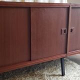 Enfilade moderniste en teck par René-Jean Caillette - années 50/60