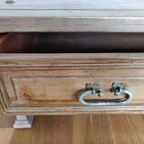 Wooden coffee table with drawer