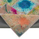 Tapis patchwork multicolore vintage 206 cm x 305 cm fait à la main anatolian vintage