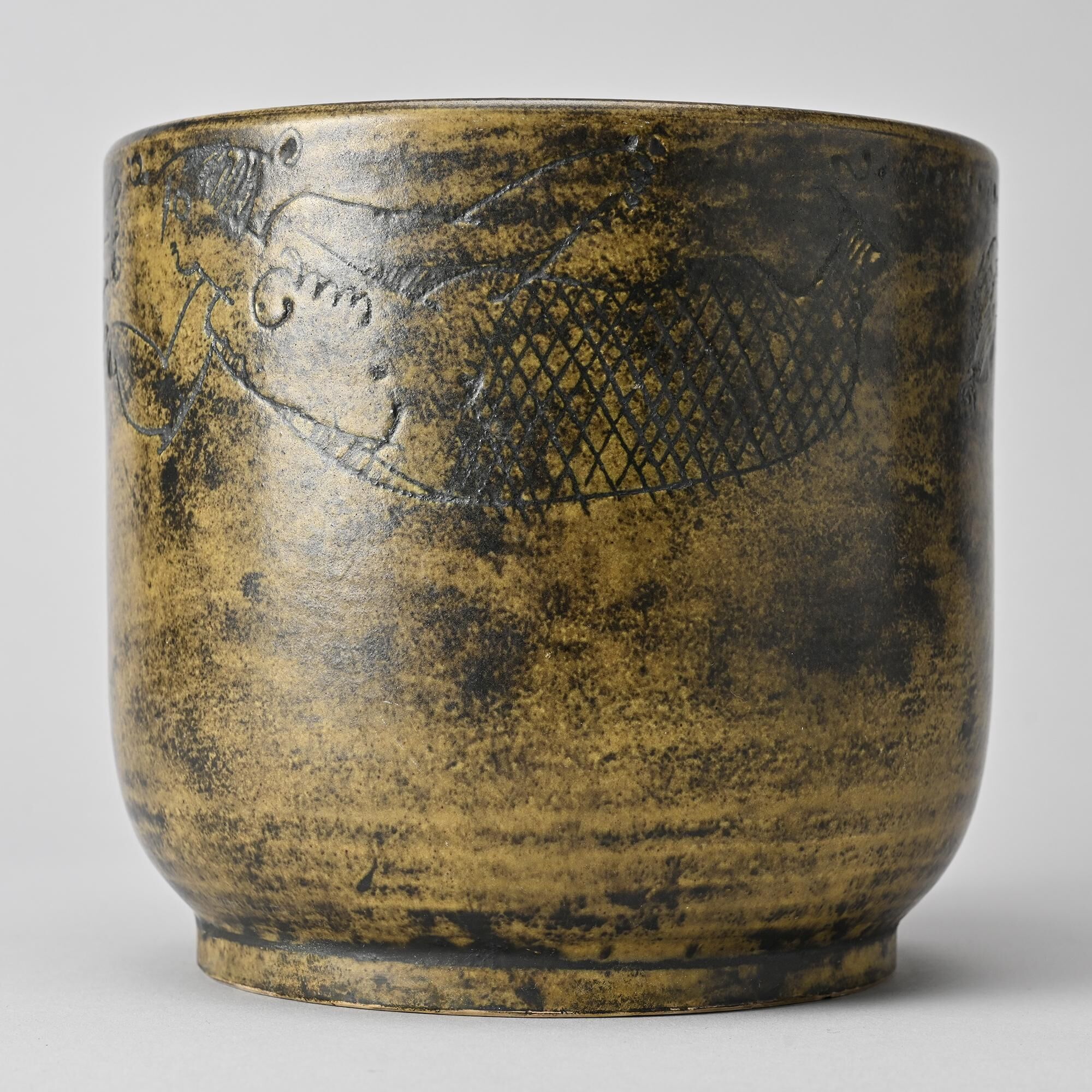 Fish and Mermaid Cache-Pot by Jacques Blin, circa 1960