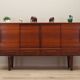 Teak highboard, Danish design, 1960s, manufacturer: PMJ Viby J