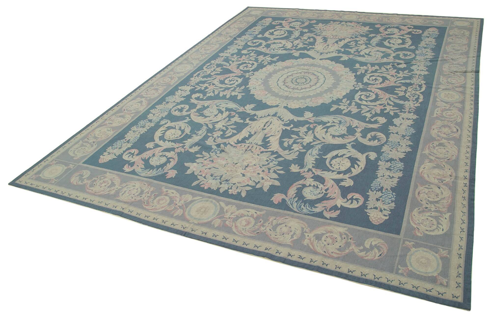 Handmade Vintage Flatweave Needlepoint Kilim 236 cm x 325 cm