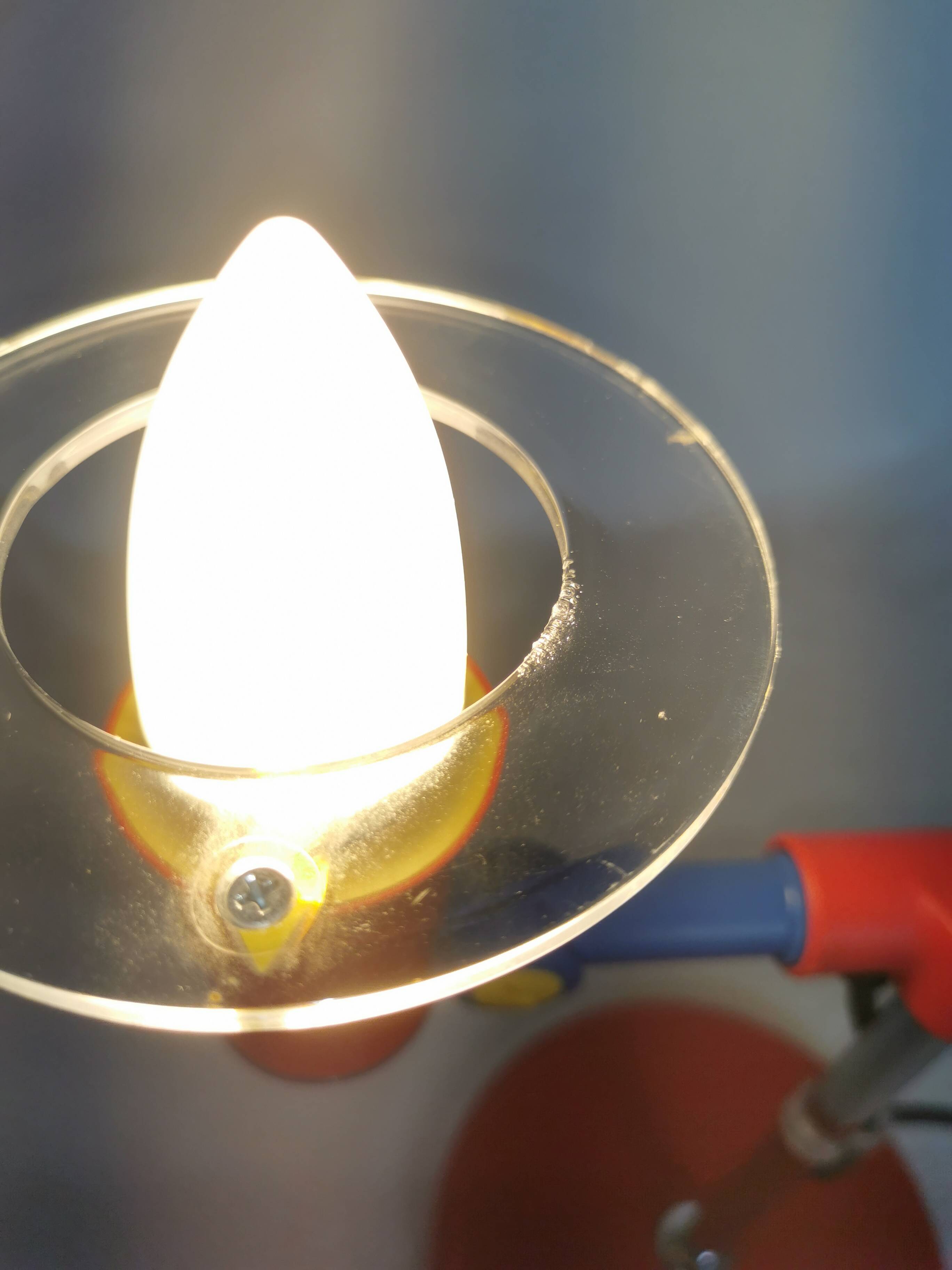 Multicolored spot lamp, postmodern, 1980