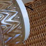 Amber moulded glass ceiling