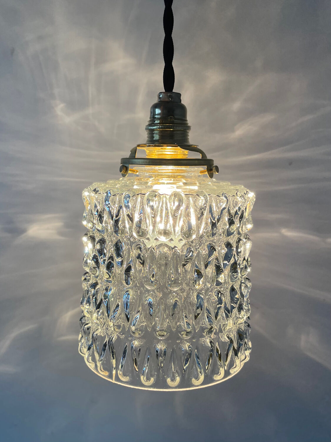 Vintage pendant light or portable lamp